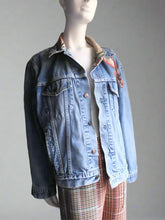 Load image into Gallery viewer, Up-cycled Levi&#39;s Patchwork Denim Trucker

