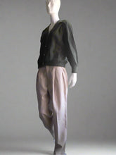 Load image into Gallery viewer, Vintage 80&#39;s Khaki Green Knit Made in Spain
