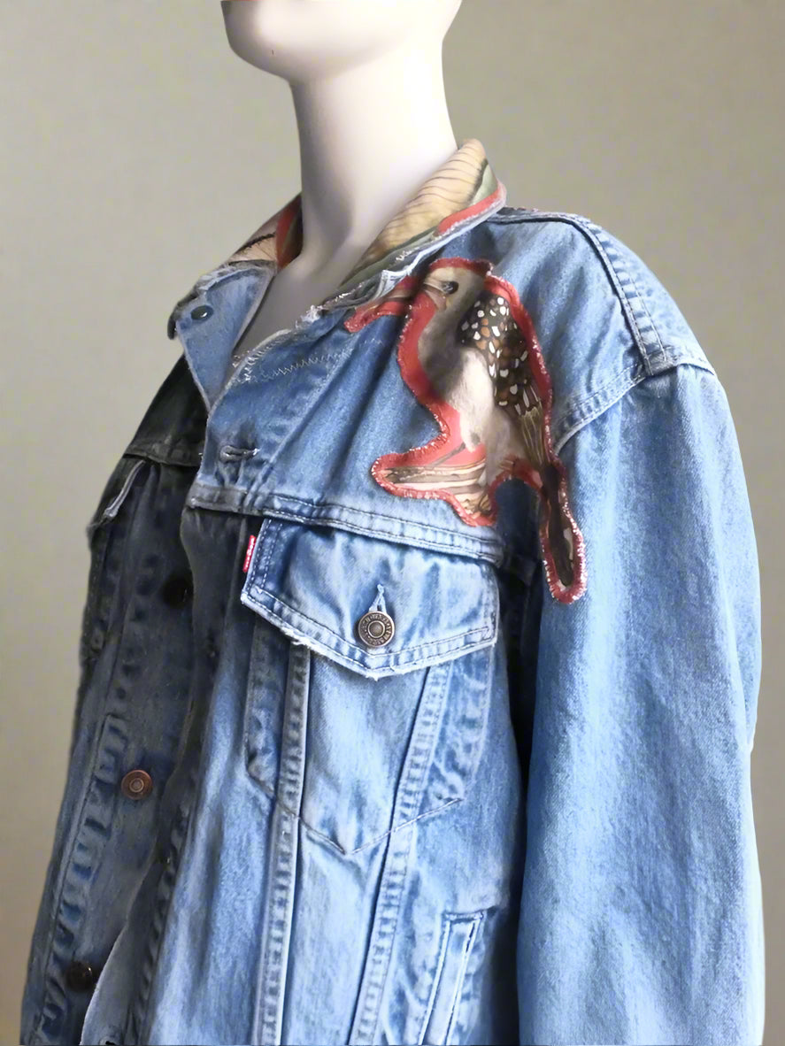 Up-cycled Levi's Patchwork Denim Trucker