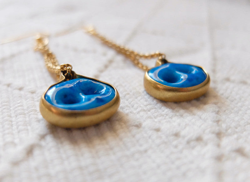 Persian Blue Protection Earrings