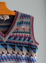 Load image into Gallery viewer, 1980&#39;s Boho Knitted Vest
