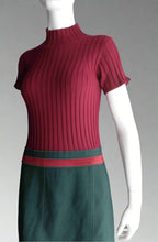 Load image into Gallery viewer, 90&#39;s Winter Wollen Wine Dress
