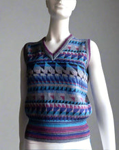 Load image into Gallery viewer, 1980&#39;s Boho Knitted Vest
