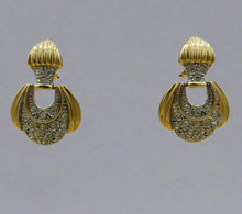 Load image into Gallery viewer, 1980&#39;s Golden Plated Earrings
