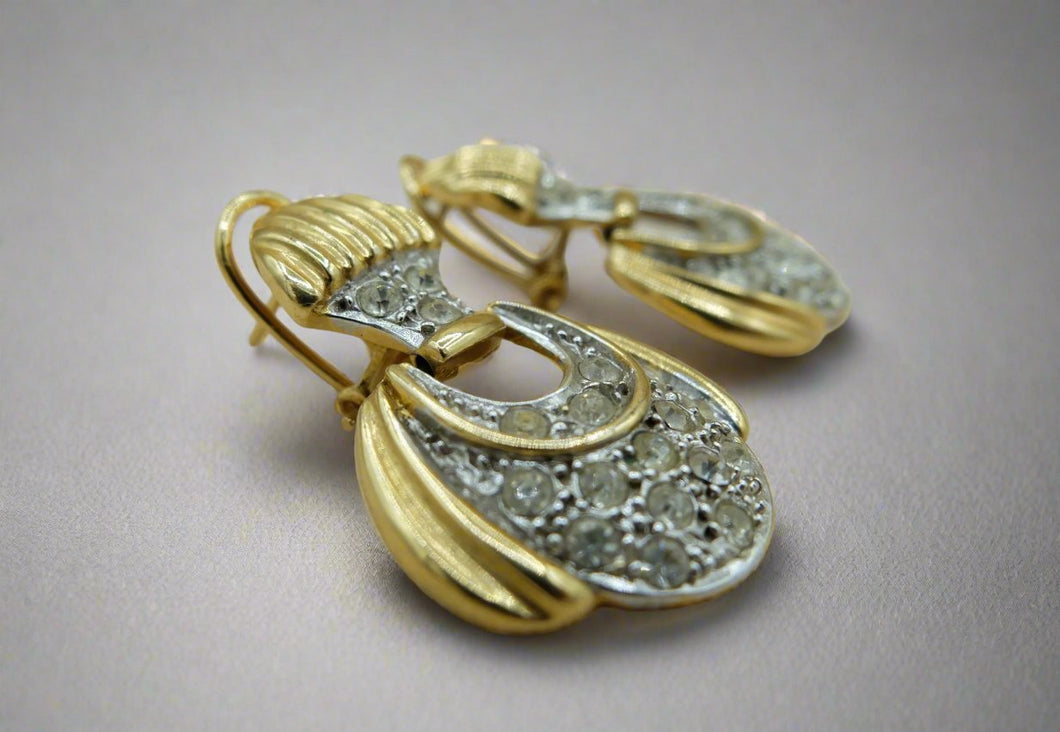 1980's Golden Plated Earrings