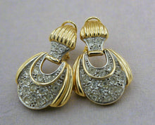 Load image into Gallery viewer, 1980&#39;s Golden Plated Earrings
