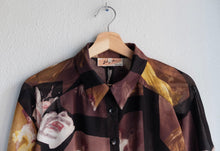 Load image into Gallery viewer, 1980&#39;s Bohemian Floral Italian Blouse
