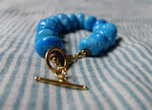 Load image into Gallery viewer, Blue Persian Clay Bracelet
