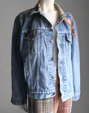 Load image into Gallery viewer, Up-cycled Levi&#39;s Patchwork Denim Trucker
